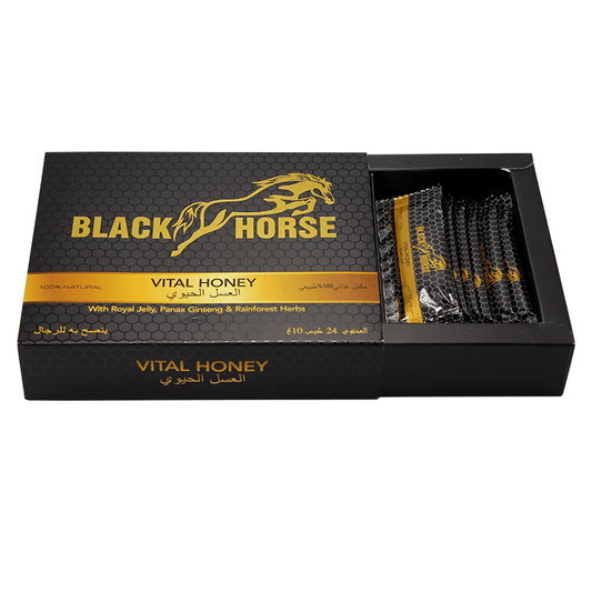 Black Horse - For Men - 24 Packets - Thurgood’s Goods