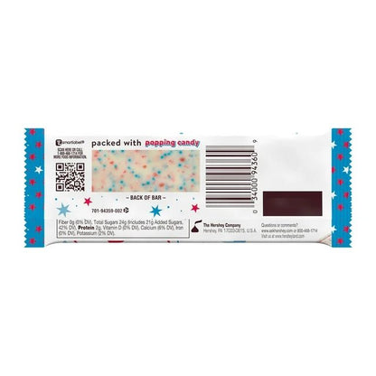 HERSHEY'S - Popping Candy Bar - White Creme w/Sprinkles - Thurgood’s Goods