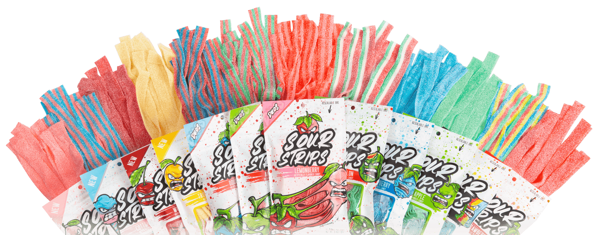 Sour Strips - Strawberry - Thurgood’s Goods