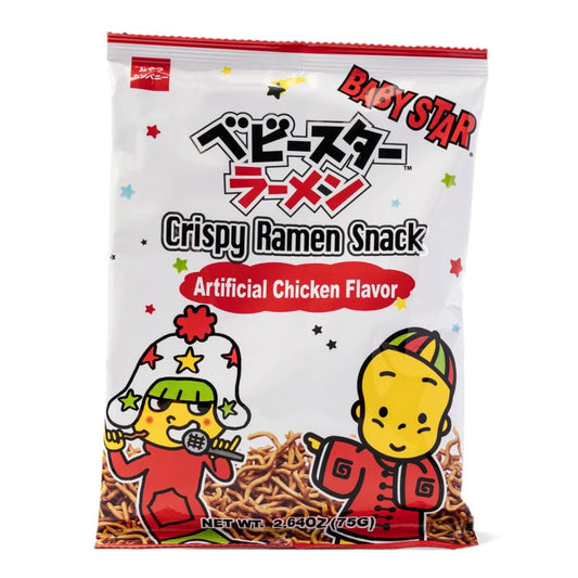 Baby Star - Crispy Ramen Snack - Chicken Flavor - Taiwan - 75g - Thurgood’s Goods