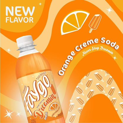 Faygo - Dreamin 24oz - Detroit Soda Pop - Orange Creamsicle - Thurgood’s Goods