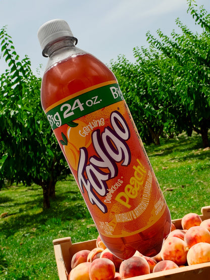 Faygo - Peach 24oz - Detroit Soda Pop - Thurgood’s Goods