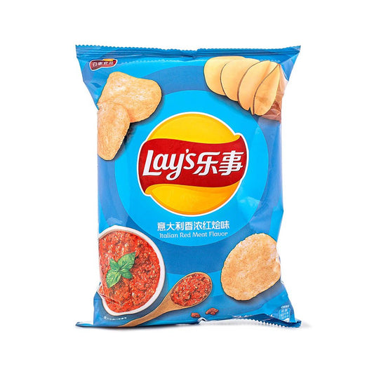 Lay's - Italian Red Meat Flavor Potato Chips - China - 70 g - Thurgood’s Goods