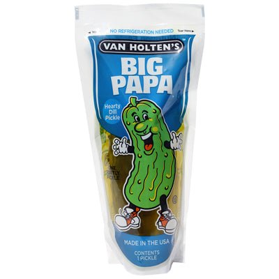 Van Holtens - Big Papa Pickle - Pickle in a Pouch - Thurgood’s Goods