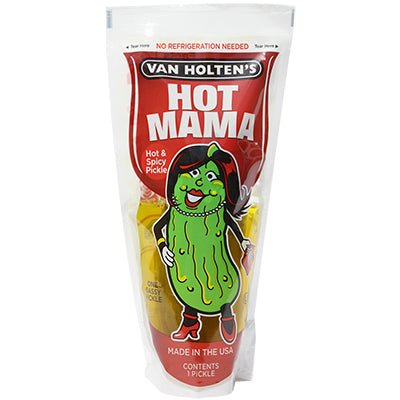 Van Holtens - Hot Mama Pickle - Pickle in a Pouch - Thurgood’s Goods