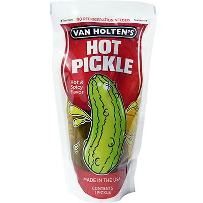 Van Holtens - Hot Pickle - Spicy Pickle in a Pouch - Thurgood’s Goods