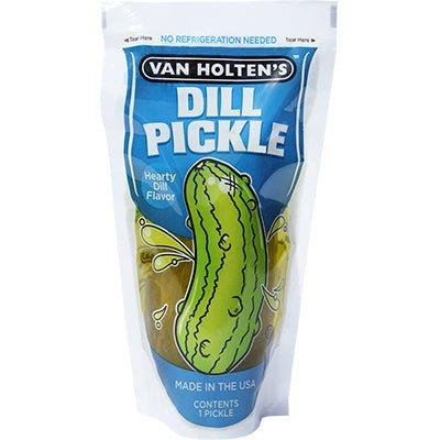 Van Holtens - Jumbo Dill Pickle - Pickle in a Pouch - Thurgood’s Goods