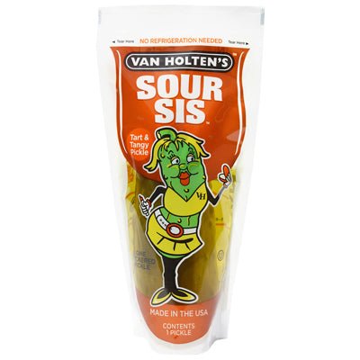Van Holtens - Sour Sis Pickle - Pickle in a Pouch - Thurgood’s Goods