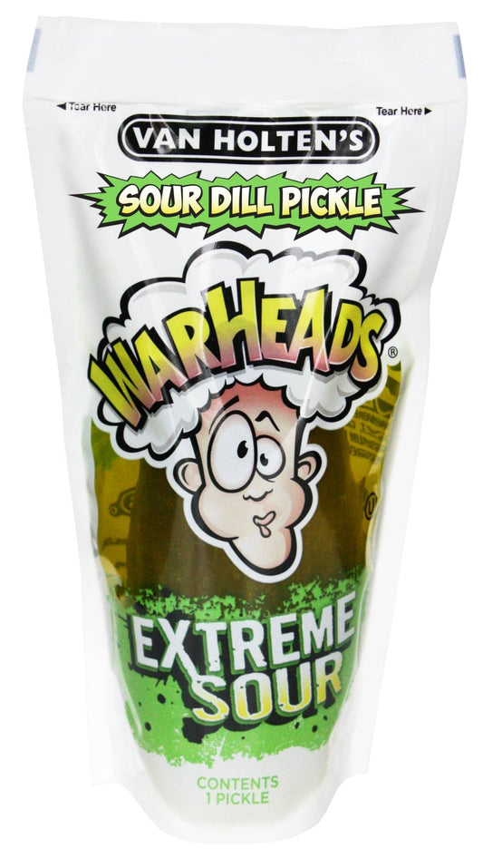 Van Holtens - Warheads - Extreme Sour Pickle in a Pouch - Thurgood’s Goods